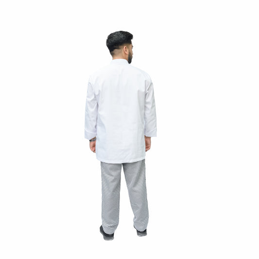 Unisex Chef Jacket - Italian Pima Twill Cotton Blend with Enhanced Safety and Comfort