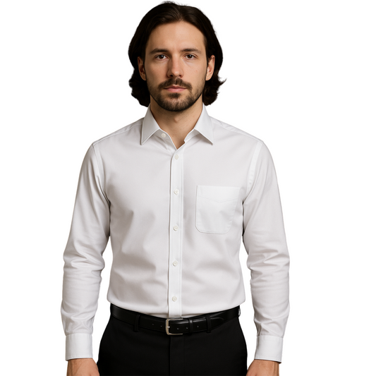 Men’s Modal Cotton Dress Shirt – Ultra Soft & Elegant | Just Needles UAE