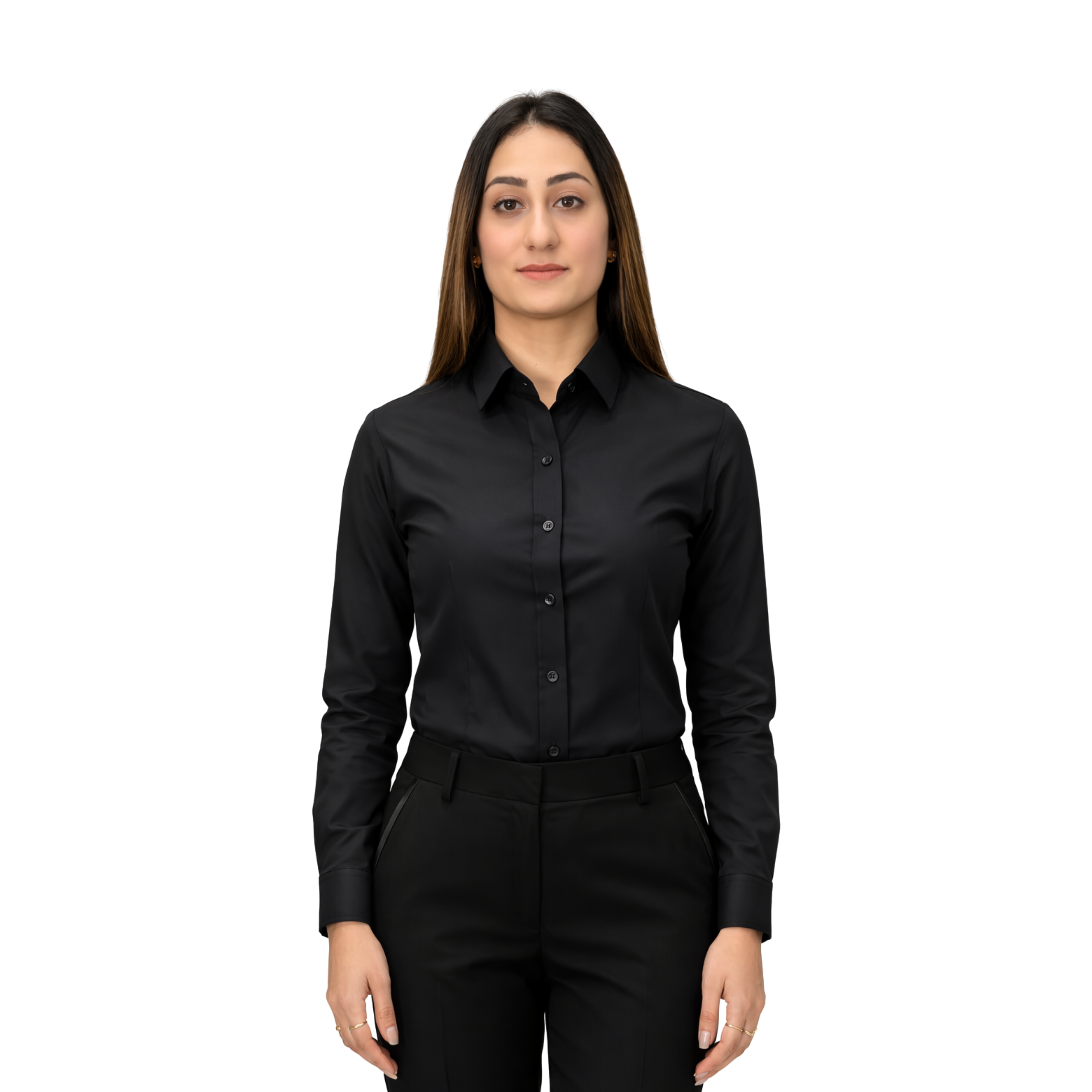 women dress shirts Just Needles Women’s Swiss 100% wrinkles Free Cotton Shirt Material is produced in Korea Muslin is very comfortable and soft material The Best Women's Button-Up Shirts