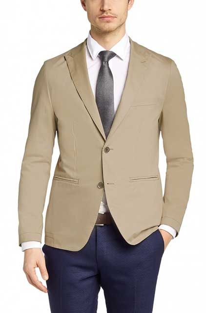 Men Office Blazer Regular Fit