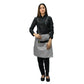 Unisex Waist Apron - High-Quality Twill Cotton with Leather Accents