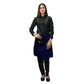Unisex Waist Apron - High-Quality Twill Cotton with Leather Accents