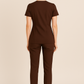 Ladies Salon Uniform - Soft Poly Viscose Lycra | Made in UAE by Just Needles