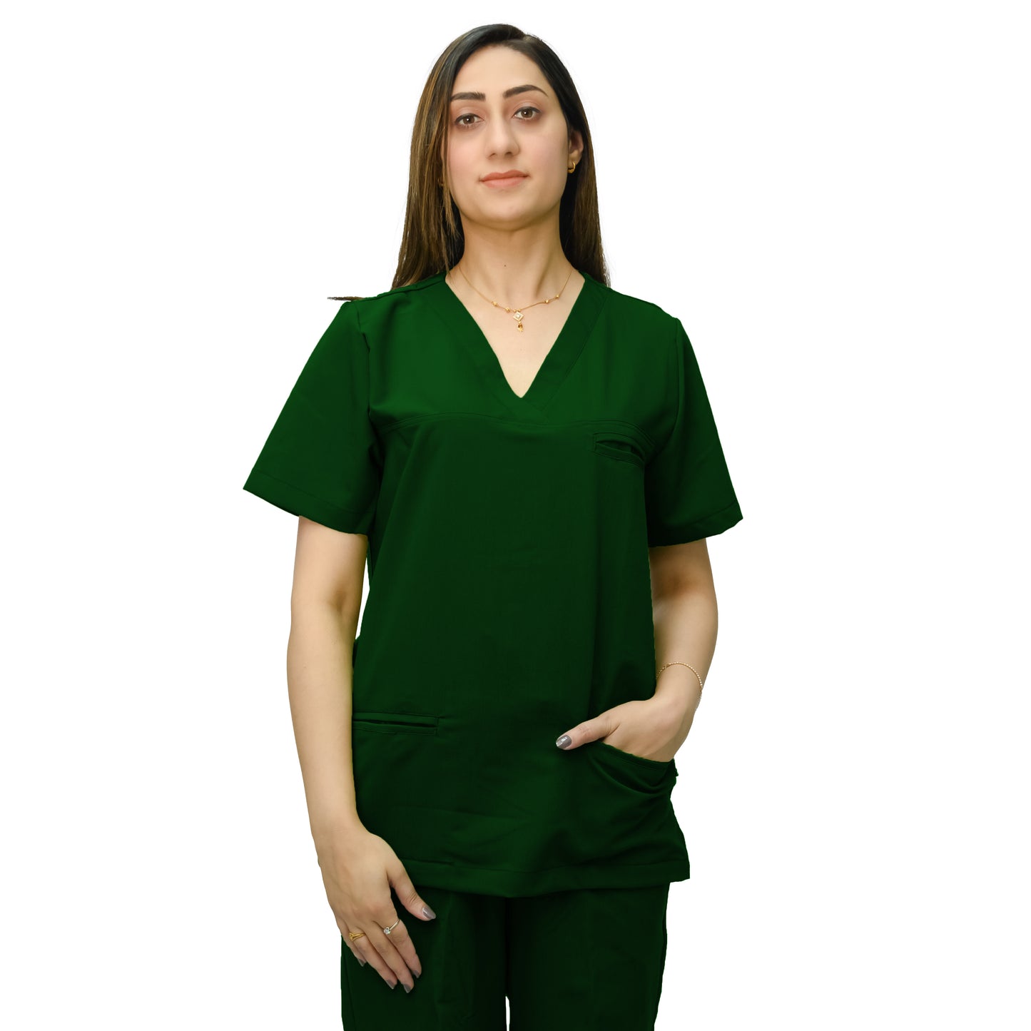 Unisex Stylish Medical Scrub Suit - Poly Cotton Blend