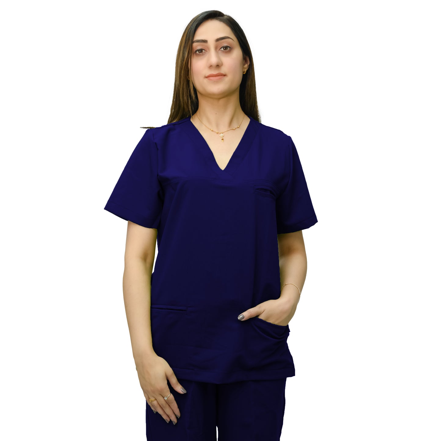 Unisex Stylish Medical Scrub Suit - Poly Cotton Blend