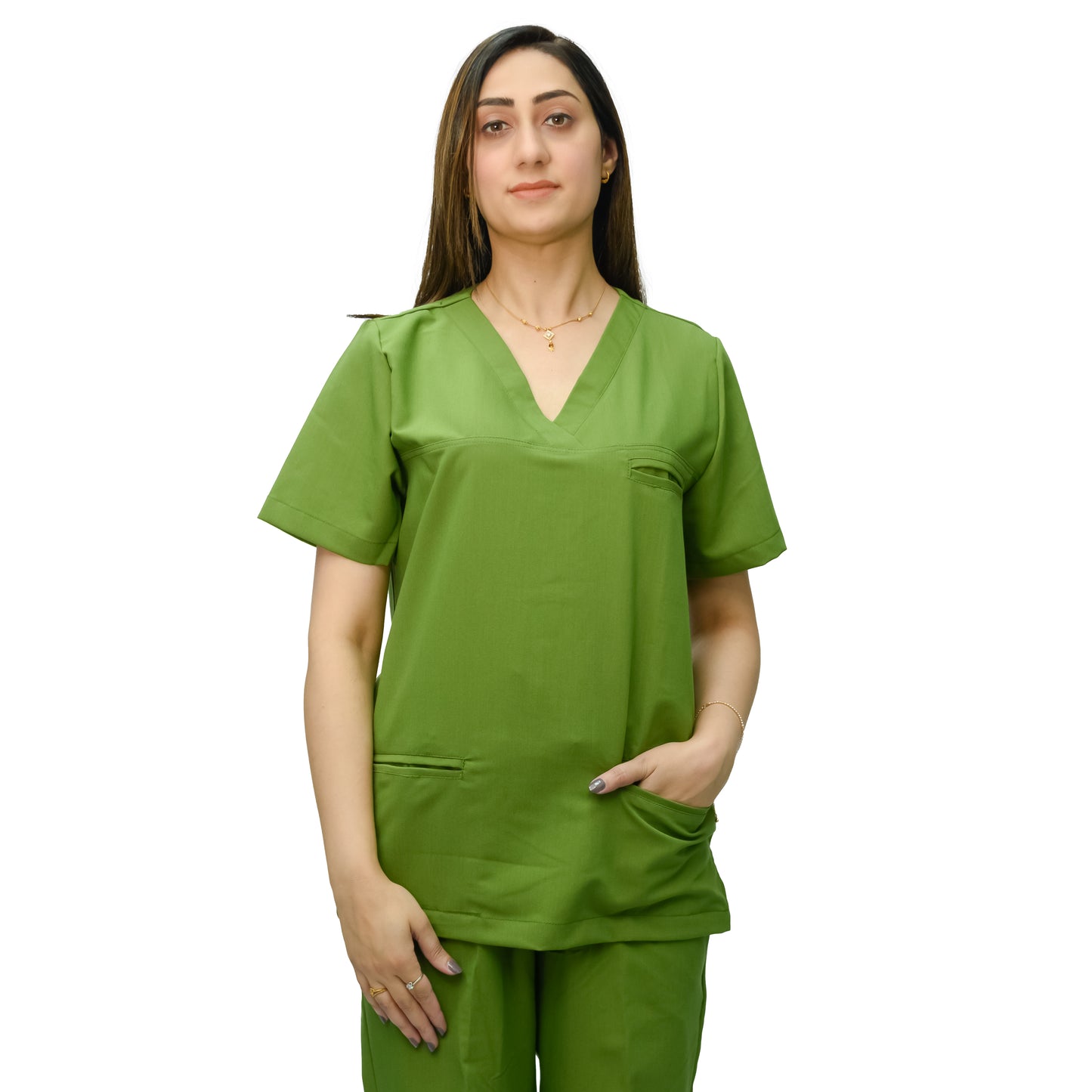 Unisex Stylish Medical Scrub Suit - Poly Cotton Blend