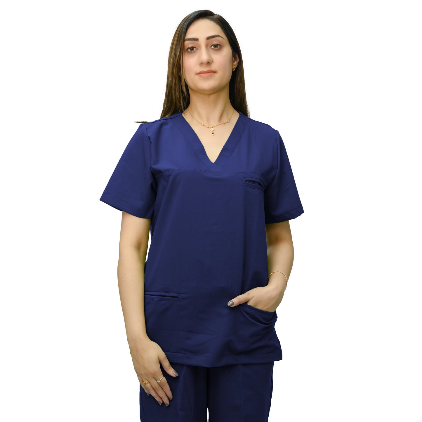 Unisex Stylish Medical Scrub Suit - Poly Cotton Blend