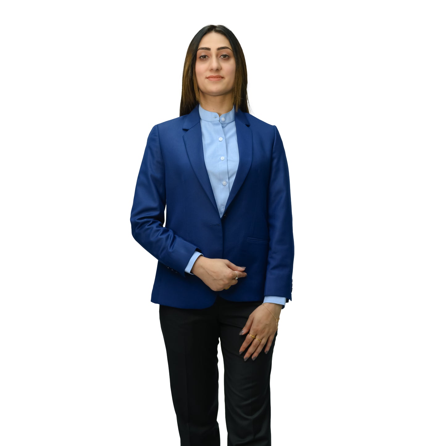 Women’s Two-Piece Office Suit – Gaberdine Fabric, Regular Fit