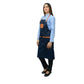 Unisex Long Apron - High-Quality Twill Cotton with Leather Accents