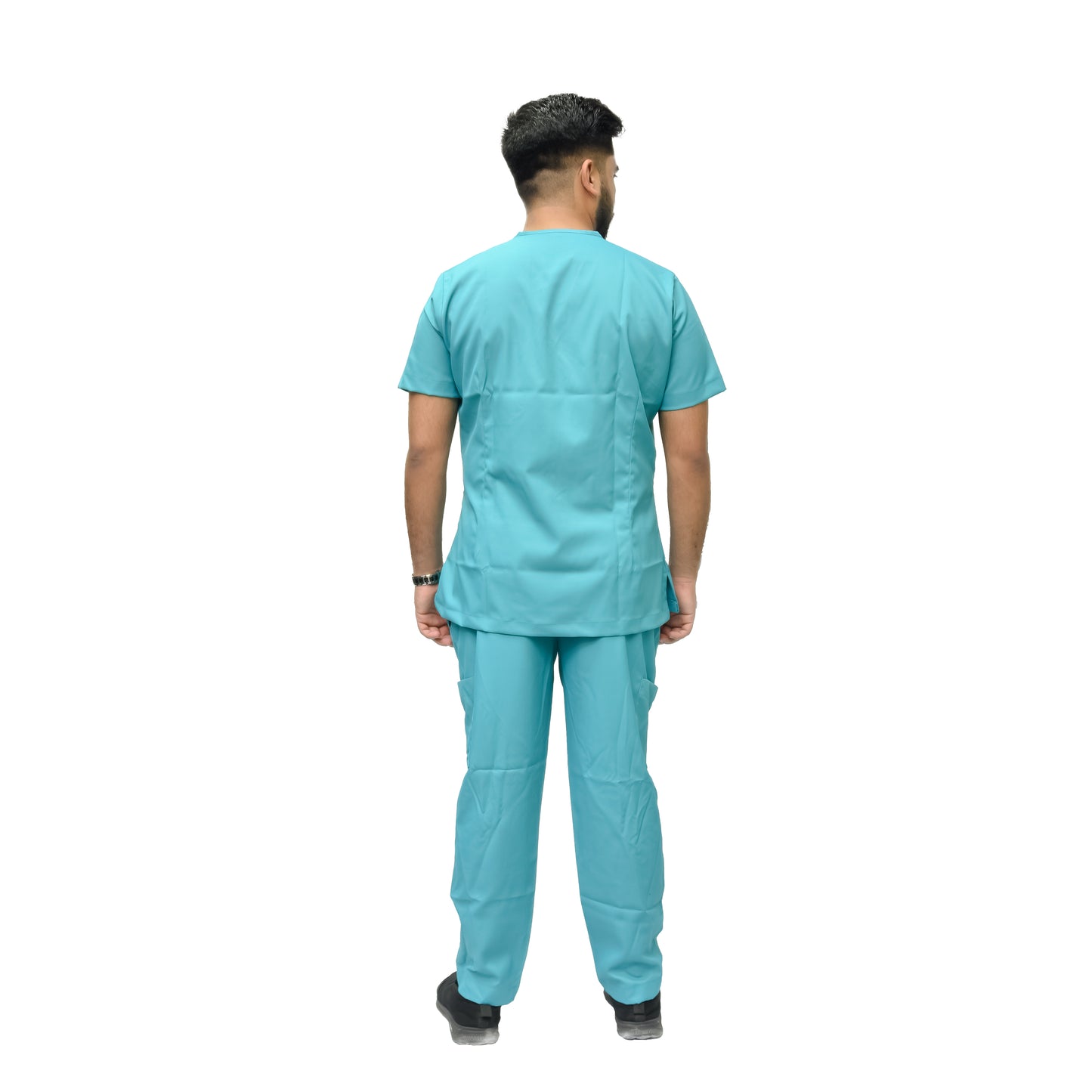 Men’s V-Neck Medical Scrub Suit – 2-Piece, Twill Polyester 170gsm