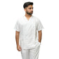 Men’s V-Neck Medical Scrub Suit – 2-Piece, Twill Cotton Viscose 180gsm