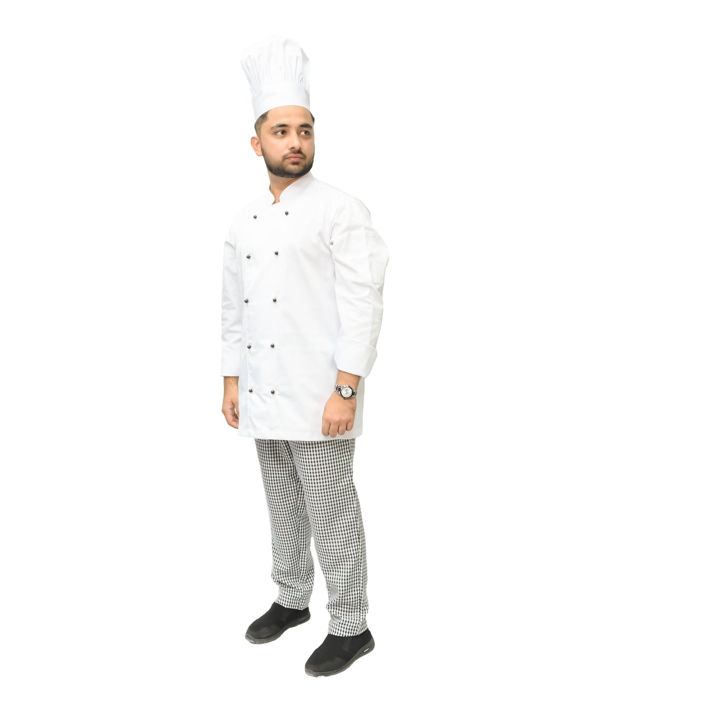 Unisex Chef Jacket - Italian Pima Twill Cotton Blend with Enhanced Safety and Comfort