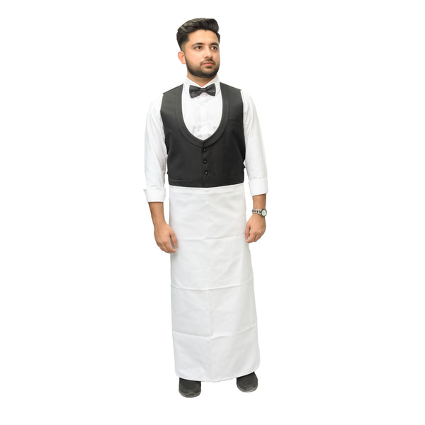 Unisex Mid-Length Waist Apron - 100% High-Quality Twill Cotton
