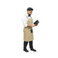 Unisex Long Apron - High-Quality Twill Cotton with Leather Accents