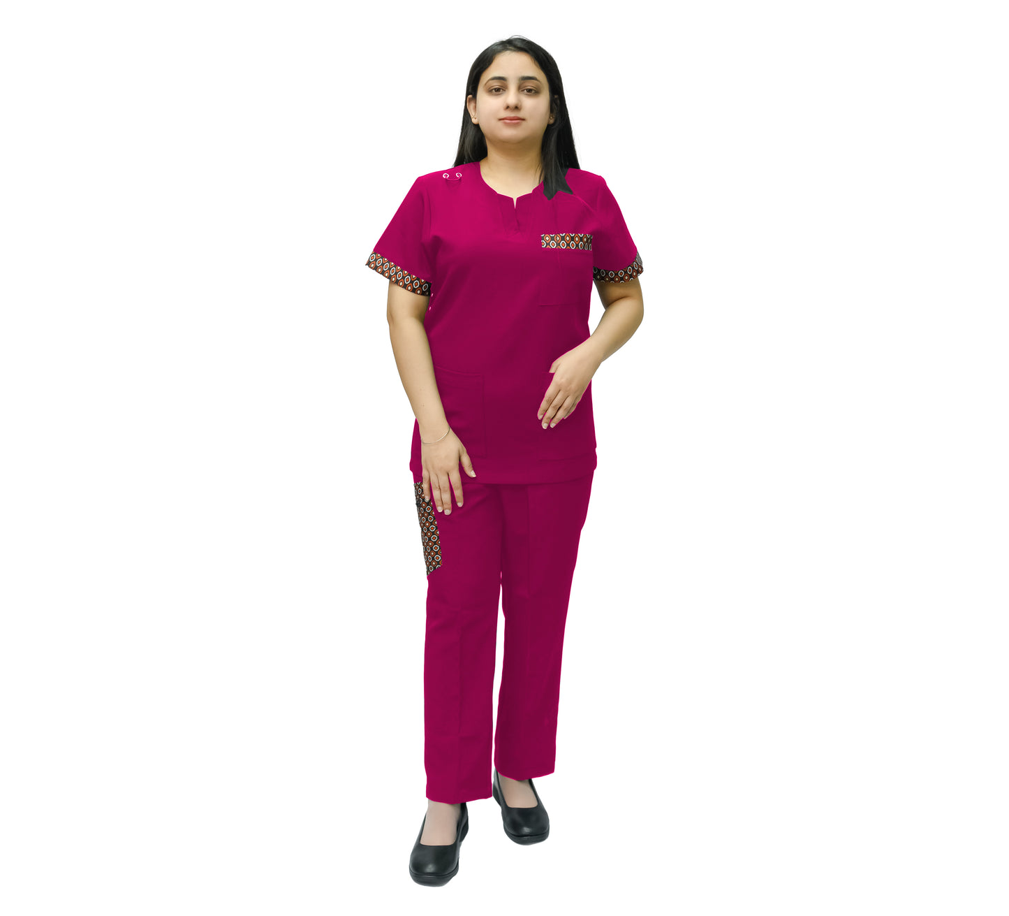 Medical Scrub Unisex Regular Fit Round Neck