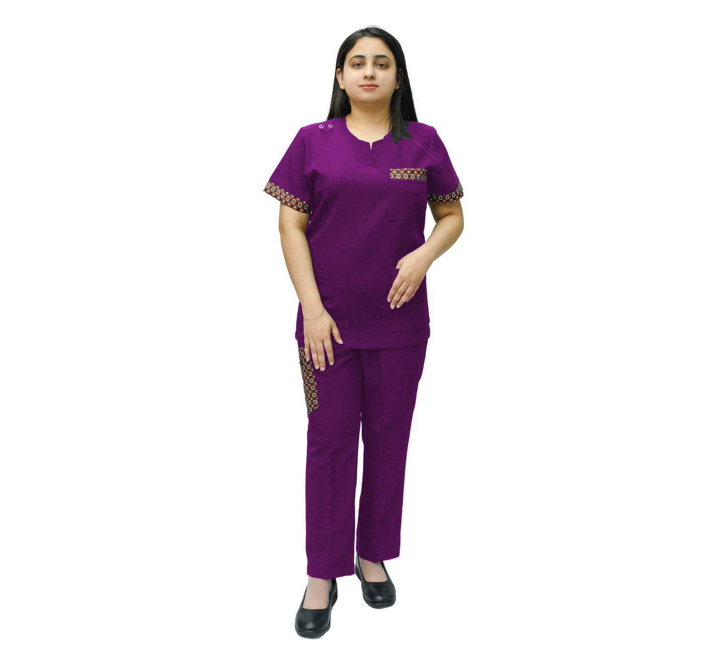 Medical Scrub Unisex Regular Fit Round Neck