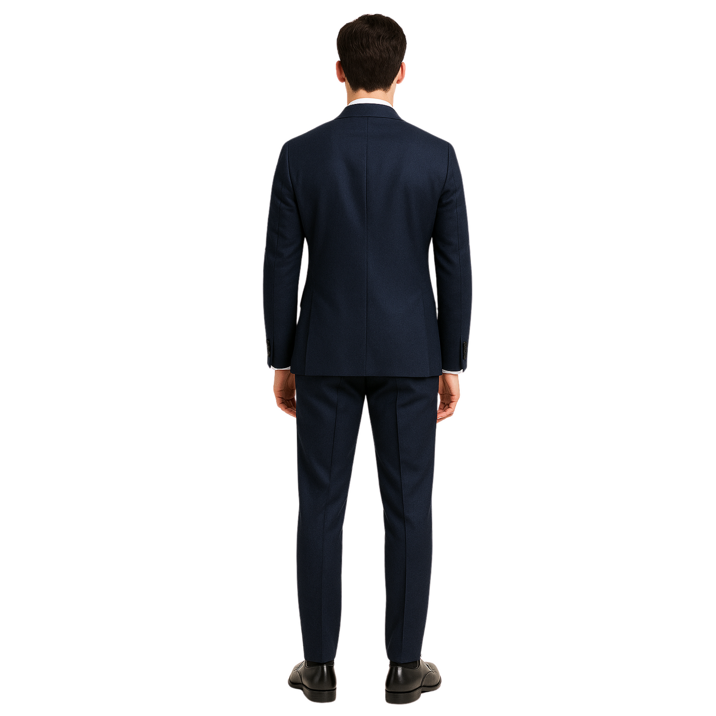 Men’s Double-Breasted Office Suit – Poly Viscose Blend | Regular Fit | Made in UAE