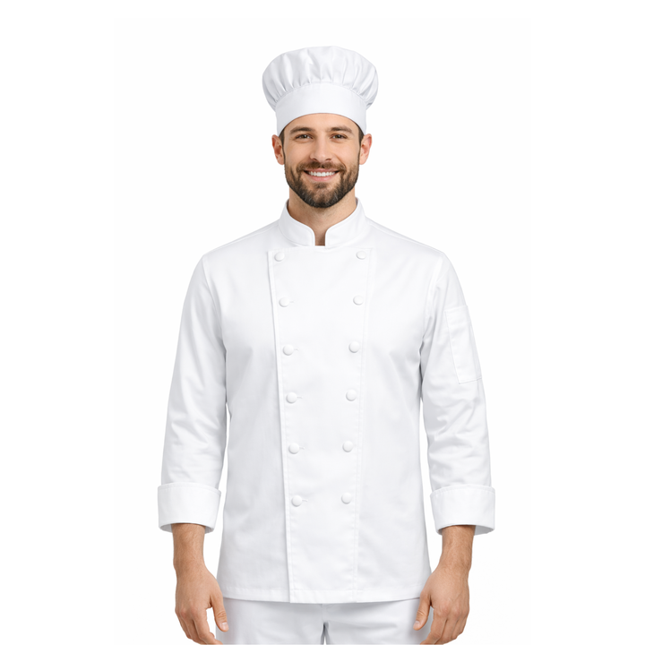 Chef Chaps Short Chef Cap - Comfortable & Professional Kitchen Wear | Just Needles