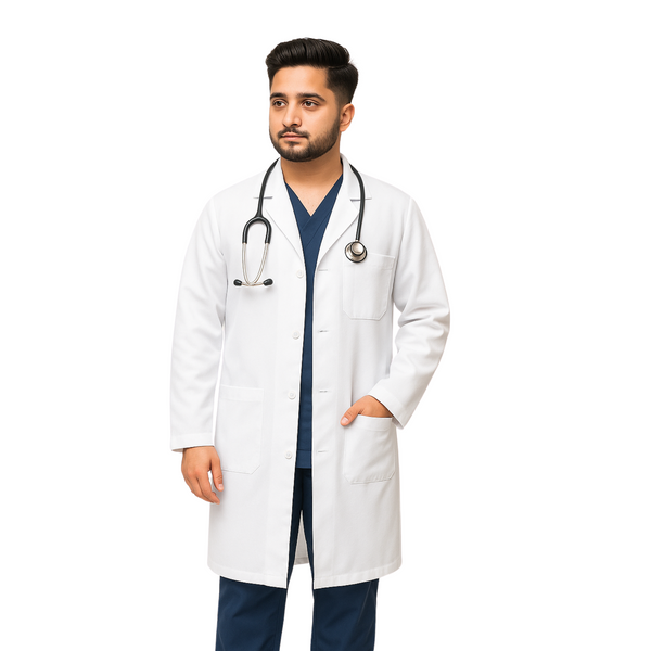 Doctor’s Full Sleeve White Lab Coat