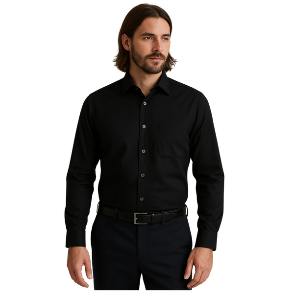 Men’s Modal Cotton Dress Shirt – Ultra Soft & Elegant | Just Needles UAE