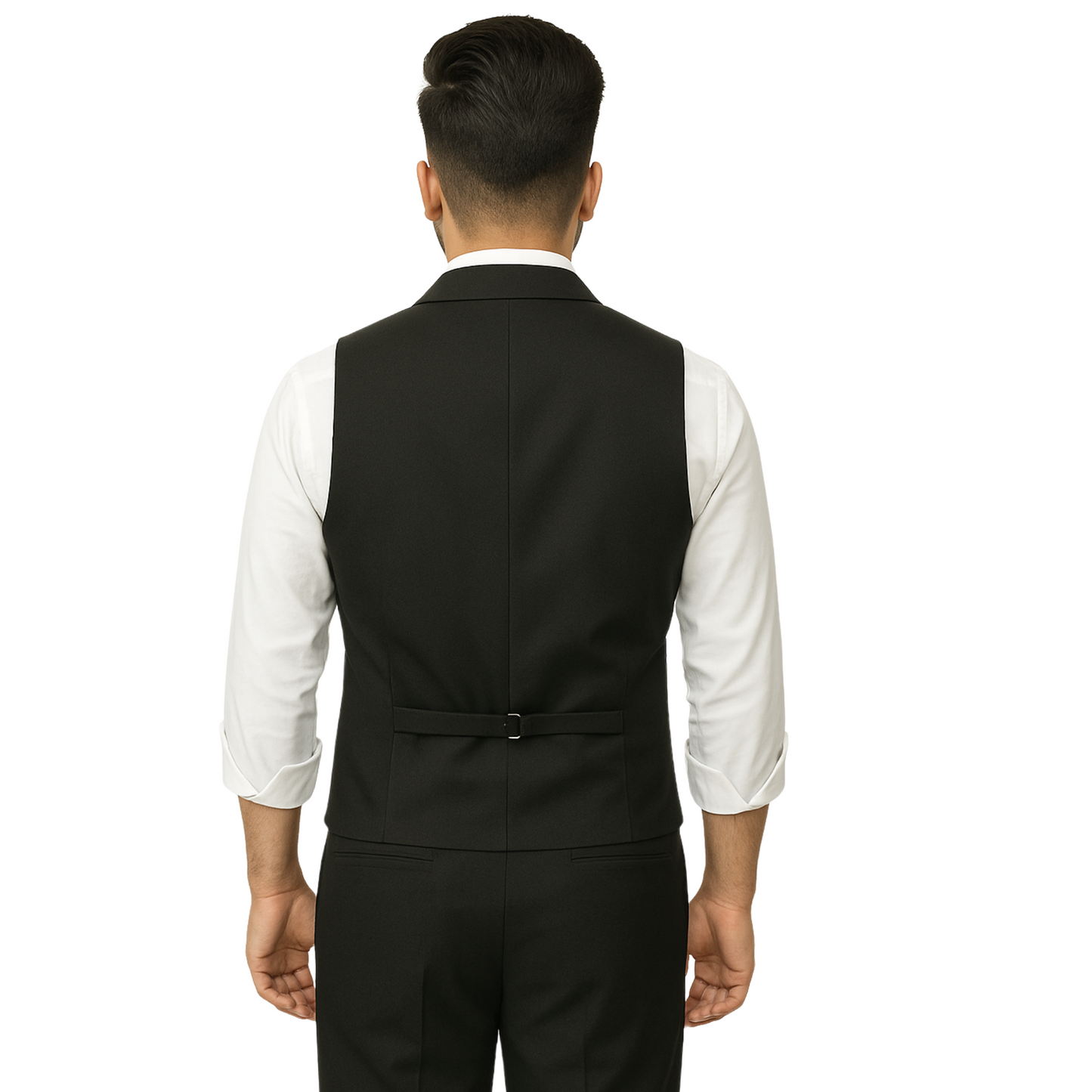 Men's Blazer Collar Waistcoat  4 Button | England TR Fabric | Made in UAE by  Just Needles