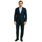 Men's 2-Piece Formal Suit - Poly Viscose 200 GSM Tailored Fit | Just Needles Dubai