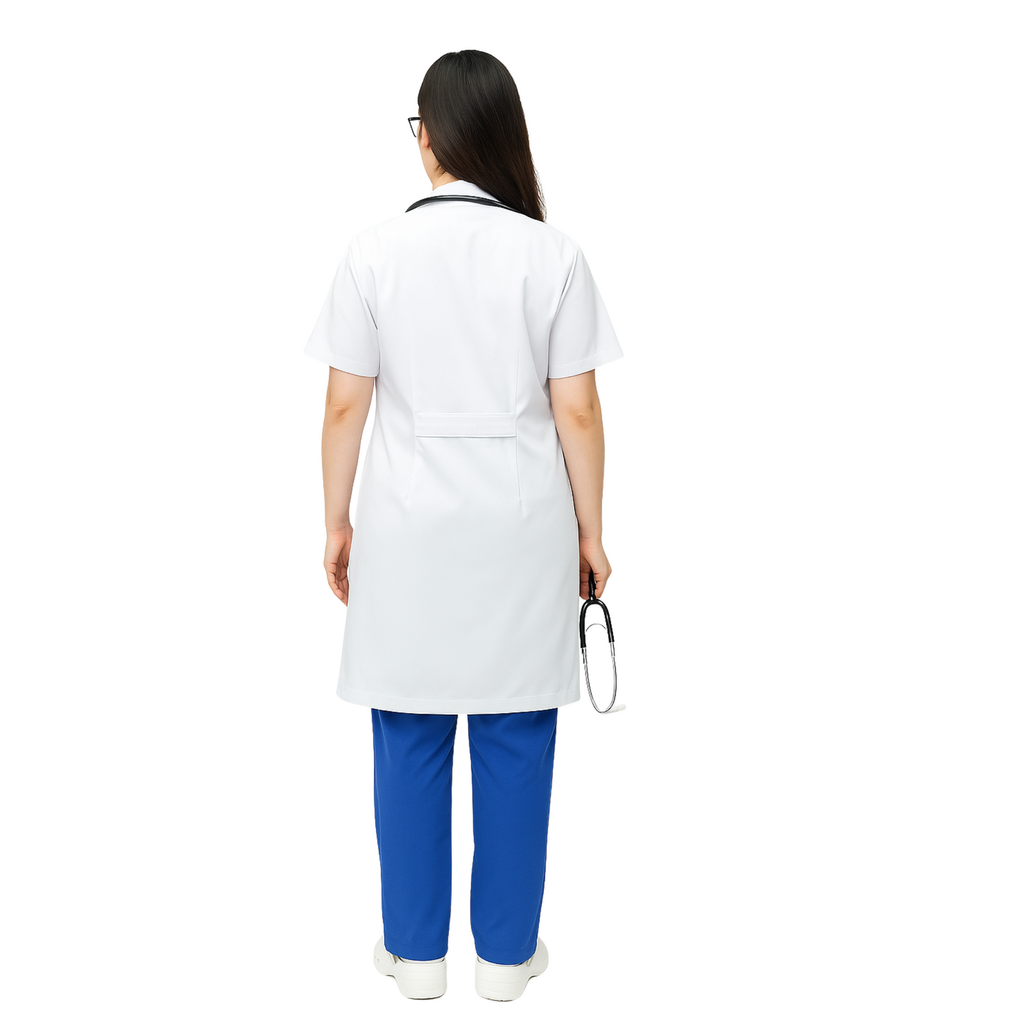 Unisex White Lab Coat - 100% Italian Pima Cotton 220 GSM | Premium Finish by Just Needles