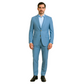 Men's 2-Piece Formal Suit - Poly Viscose 200 GSM Tailored Fit | Just Needles Dubai