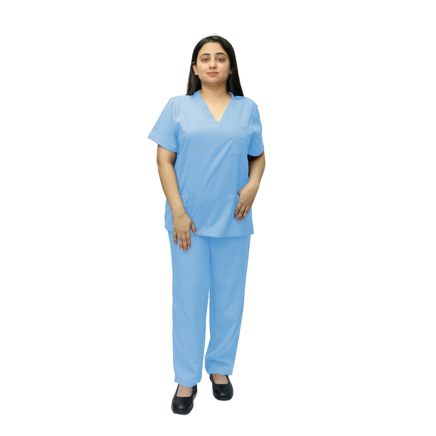 Unisex Stylish Medical Scrub Suit - Premium Gabardine