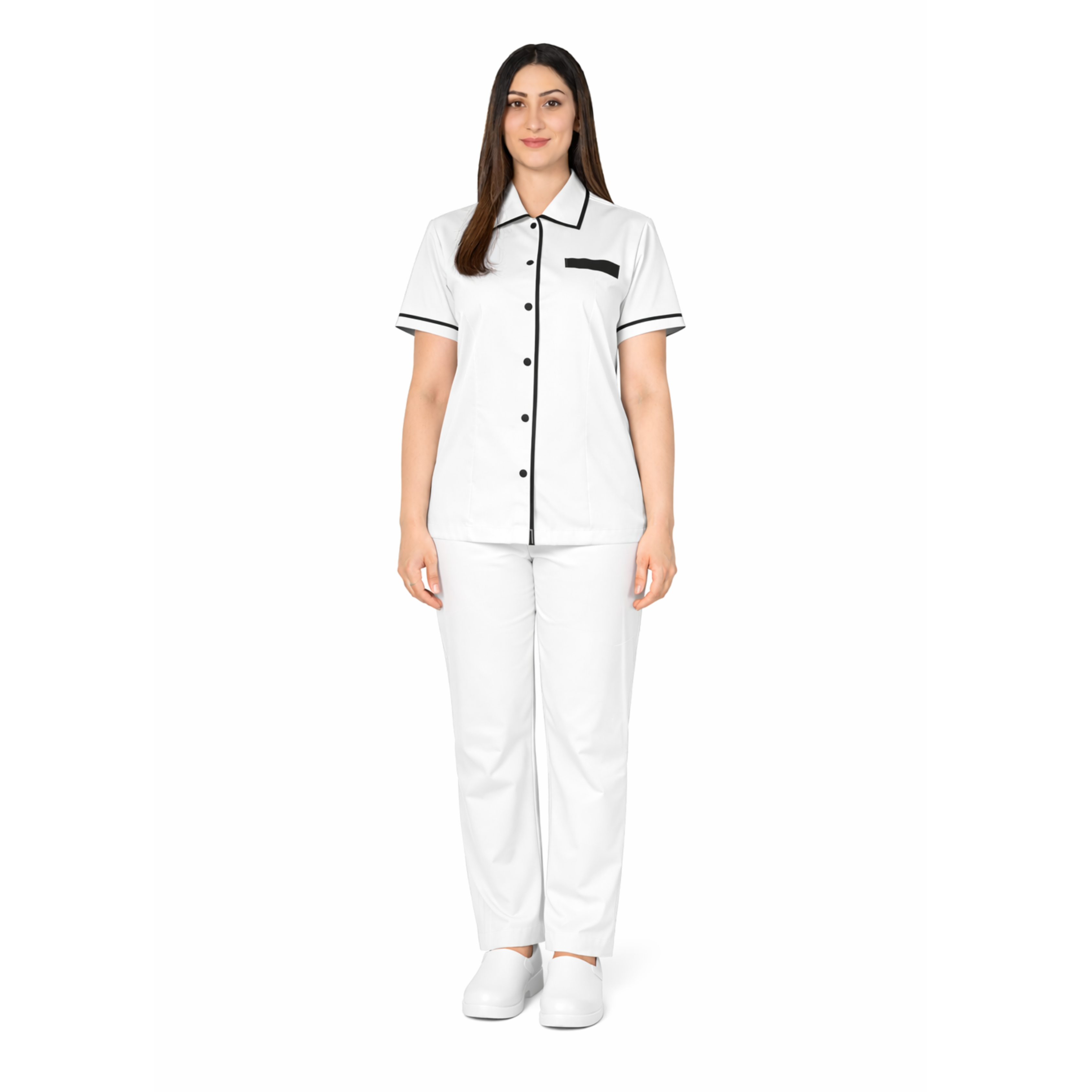Stylish Female Housekeeping Uniform Set – Just Needles Uniforms