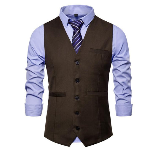 Men Office Waistocat Regular Fit