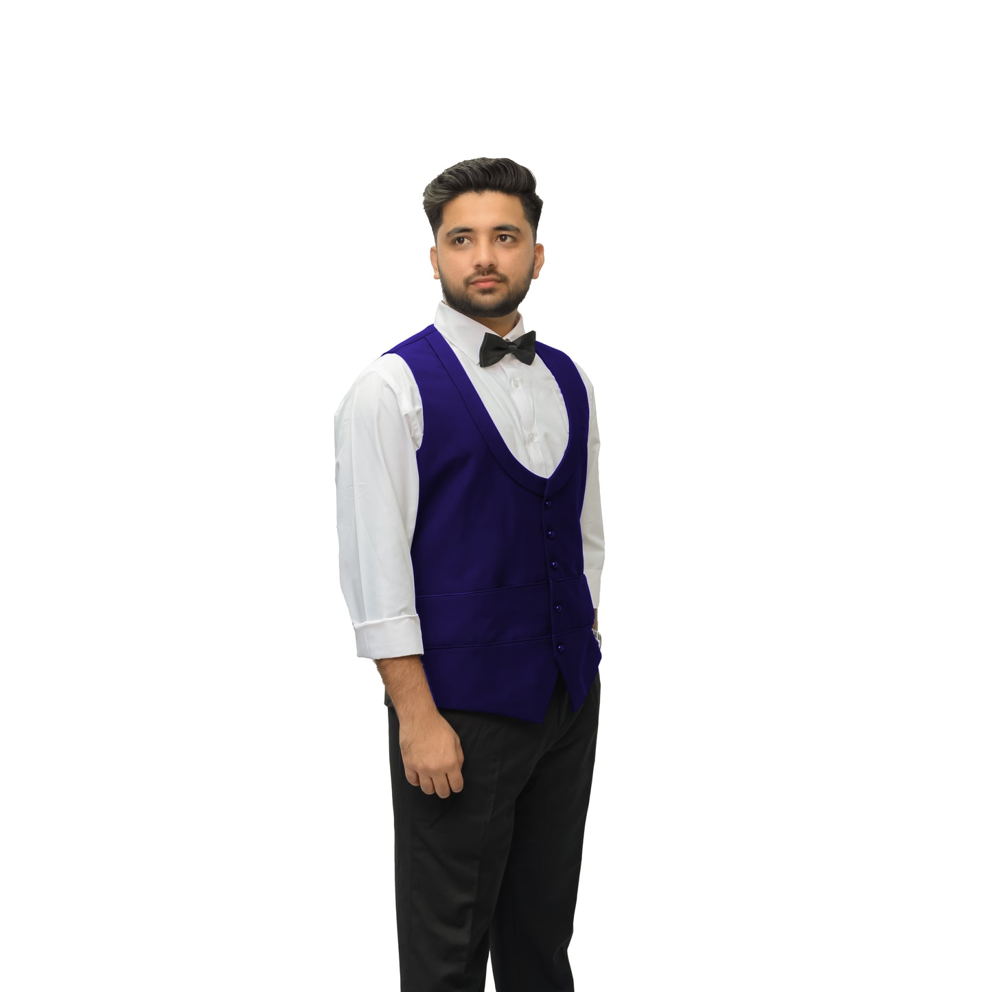 Men’s Waistcoat – TR (Terry & Rayon) Fabric, 5-Button Style