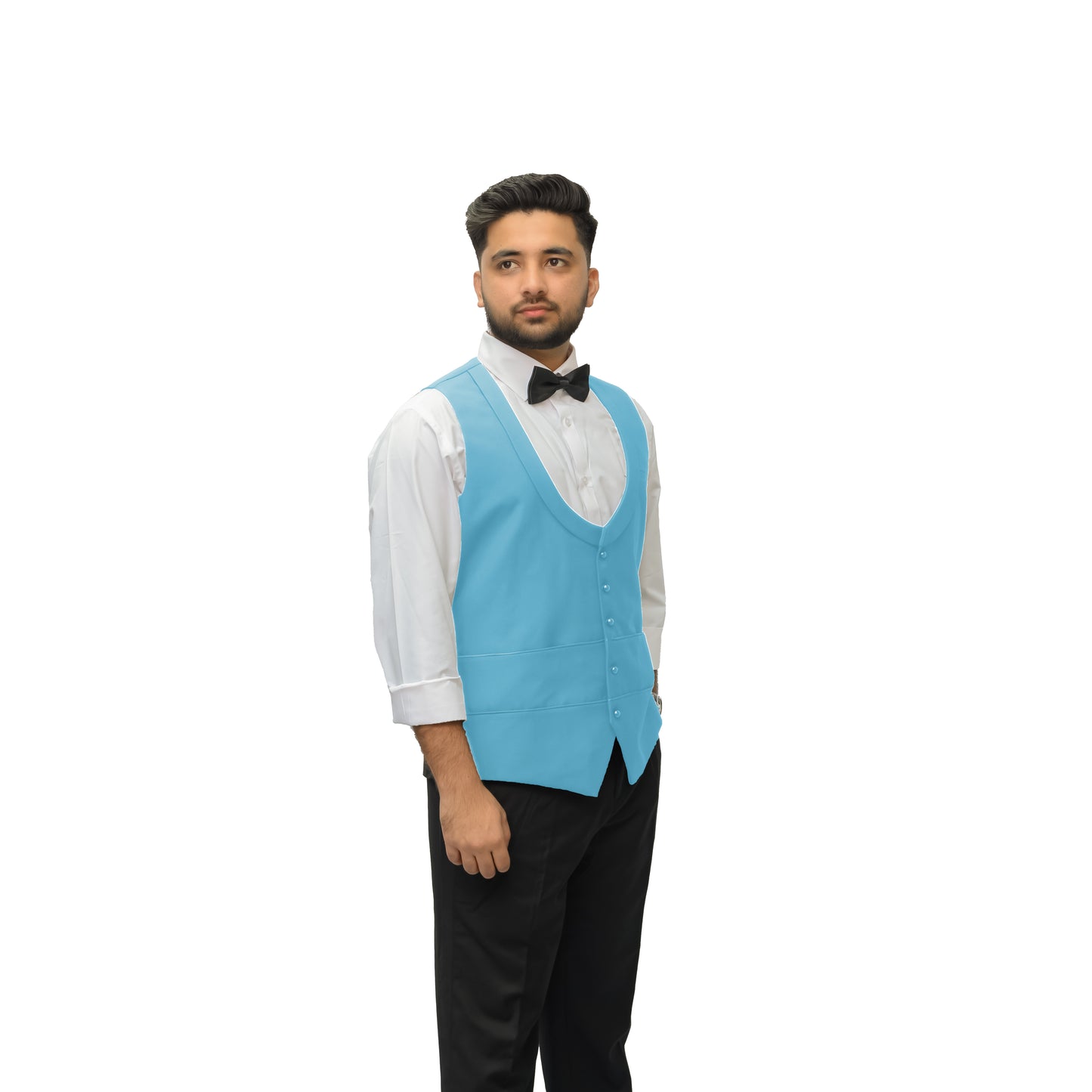 Men’s Waistcoat – TR (Terry & Rayon) Fabric, 5-Button Style