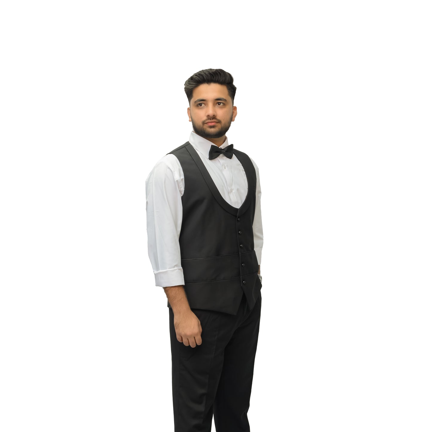 Men’s Waistcoat – TR (Terry & Rayon) Fabric, 5-Button Style