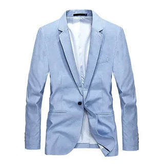 Men Office Blazer Regular Fit